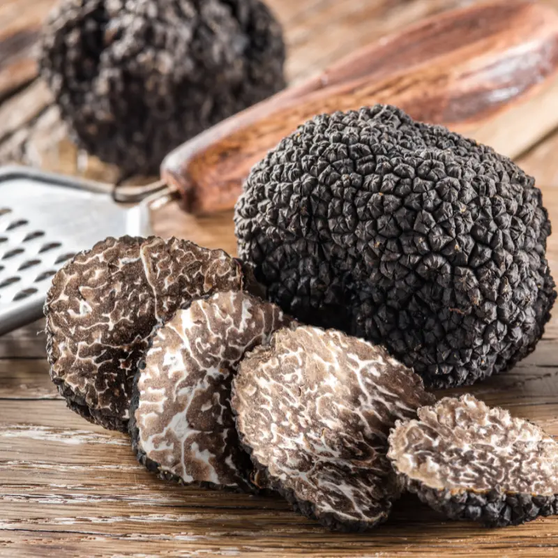 Black Italian Summer Truffles